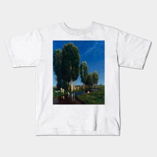 Summer Day by Arnold Bocklin Kids T-Shirt